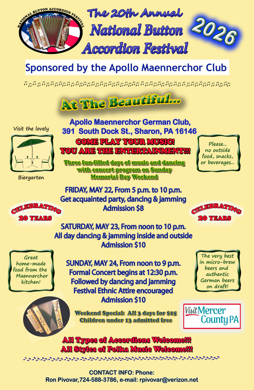 Page one flier pamphlet